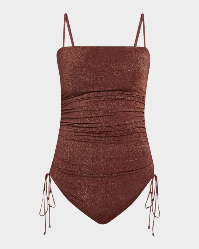 Allegra Ruched One-Piece Swimsuit